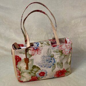 Fossil Purse Floral EUC
